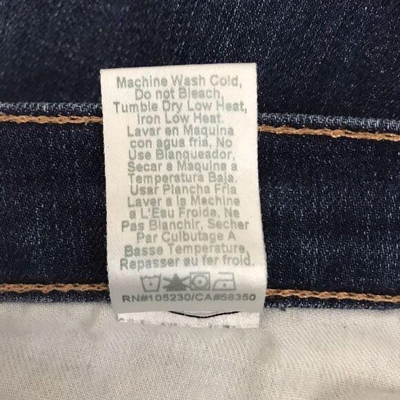 Current Elliott Jeans The High Waist Skinny Size 26 Dark Wash Womens Stretch - Picture 8 of 9